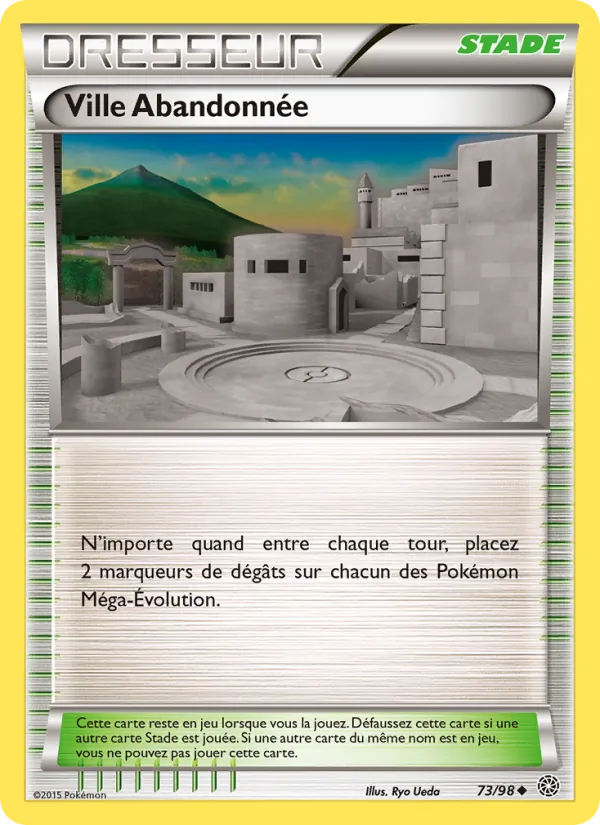 Carte Pokémon Ville Abandonnée de l'extension Origines Antiques