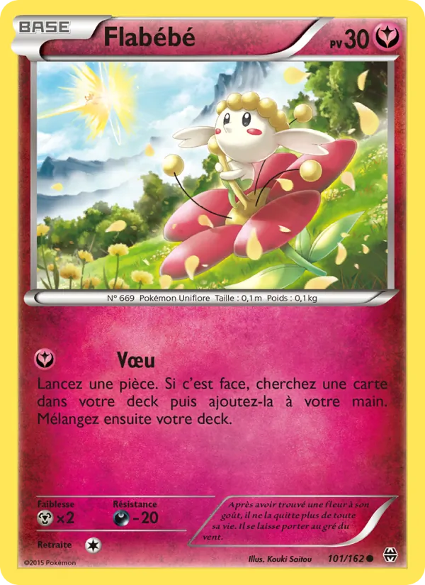 Carte Pokémon Flabébé de l'extension Impulsion Turbo