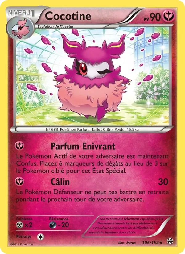Carte Pokémon Cocotine de l'extension Impulsion Turbo