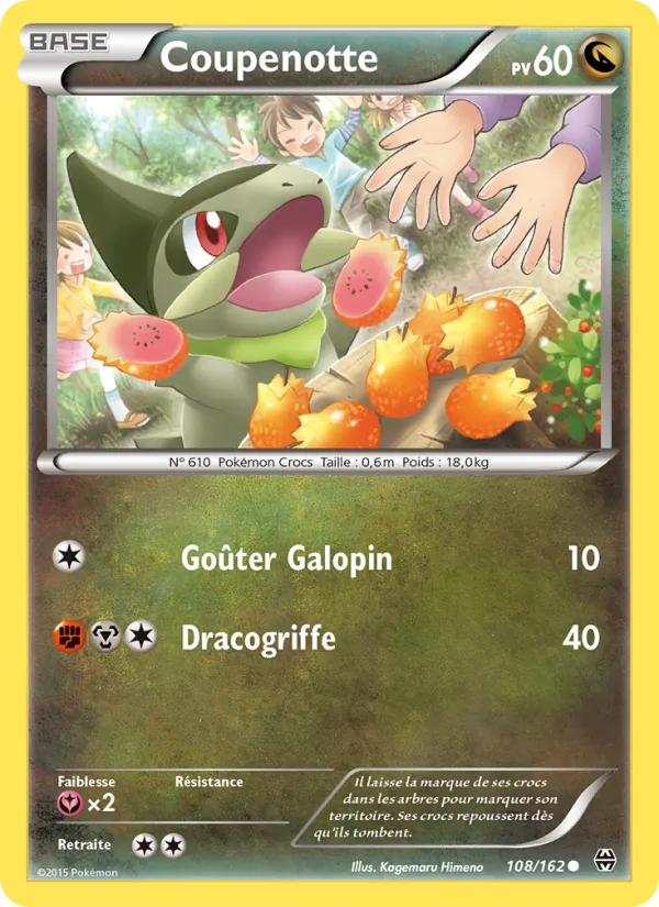 Carte Pokémon Coupenotte de l'extension Impulsion Turbo