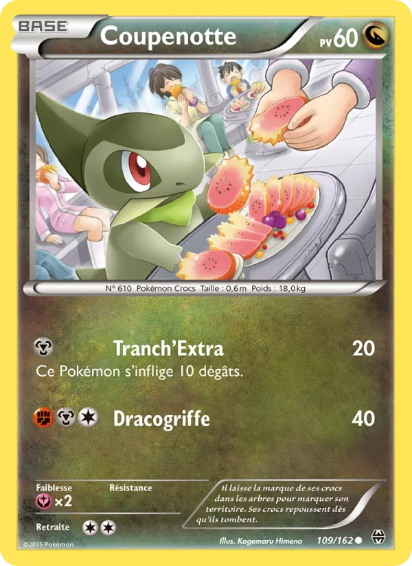 Carte Pokémon Coupenotte de l'extension Impulsion Turbo