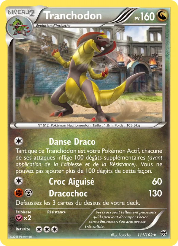 Carte Pokémon Tranchodon de l'extension Impulsion Turbo