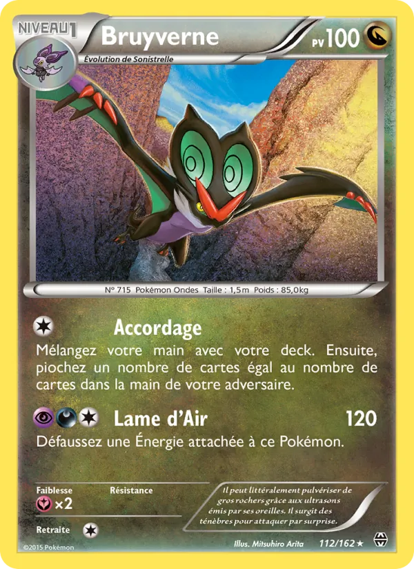 Carte Pokémon Bruyverne de l'extension Impulsion Turbo