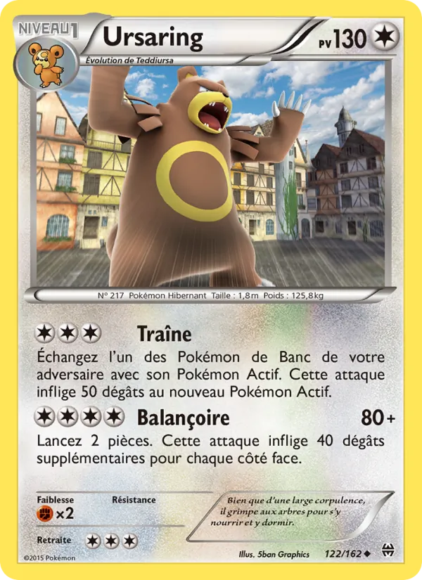 Carte Pokémon Ursaring de l'extension Impulsion Turbo