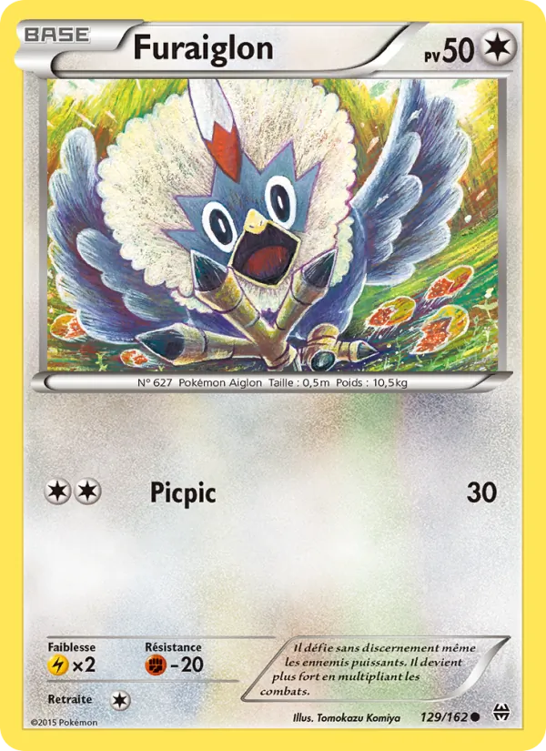 Carte Pokémon Furaiglon de l'extension Impulsion Turbo