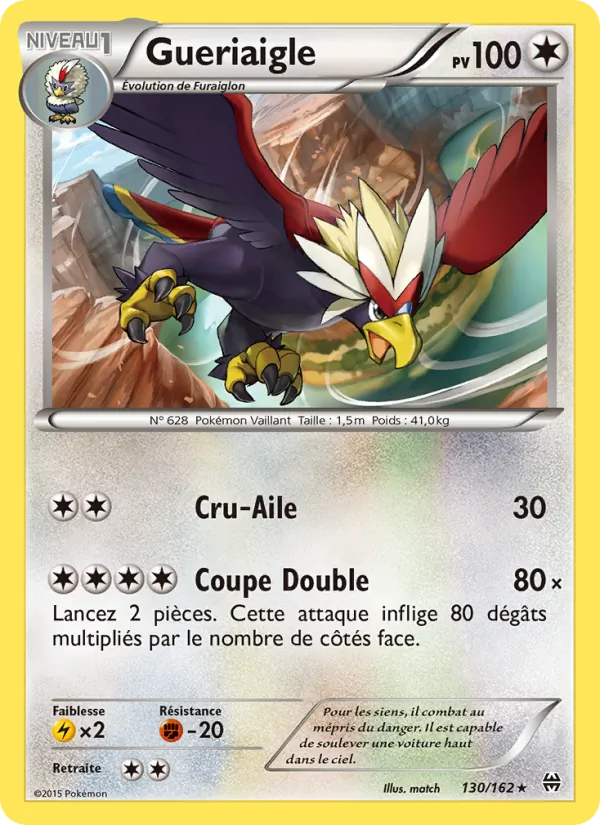 Carte Pokémon Gueriaigle de l'extension Impulsion Turbo