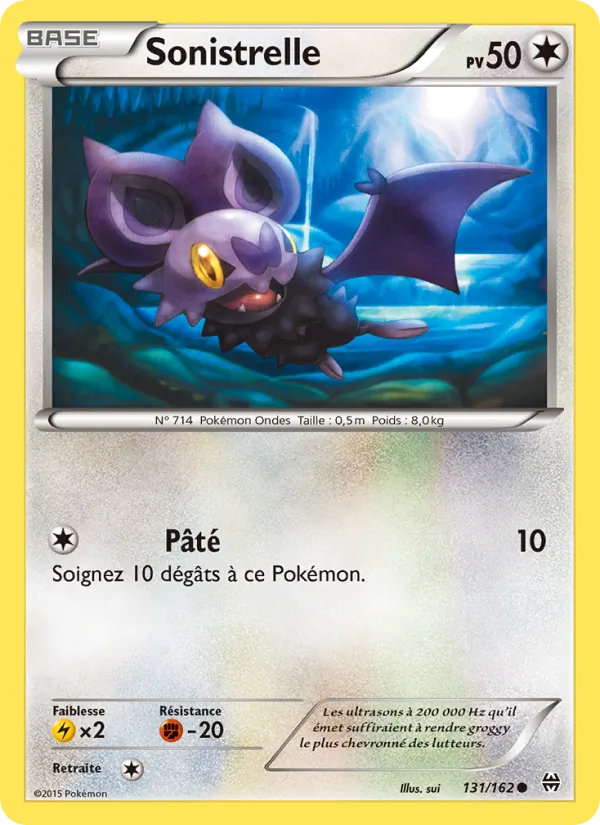 Carte Pokémon Sonistrelle de l'extension Impulsion Turbo