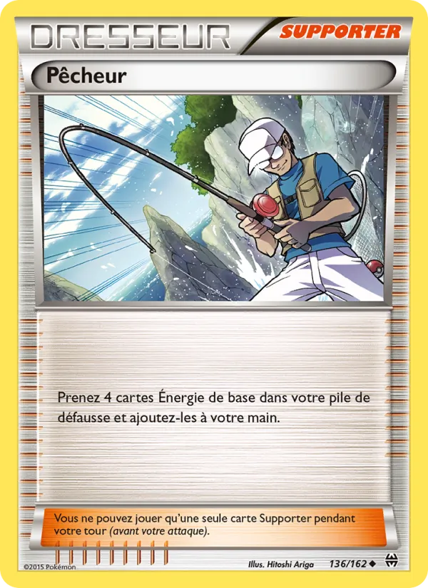 Carte Pokémon Pêcheur de l'extension Impulsion Turbo