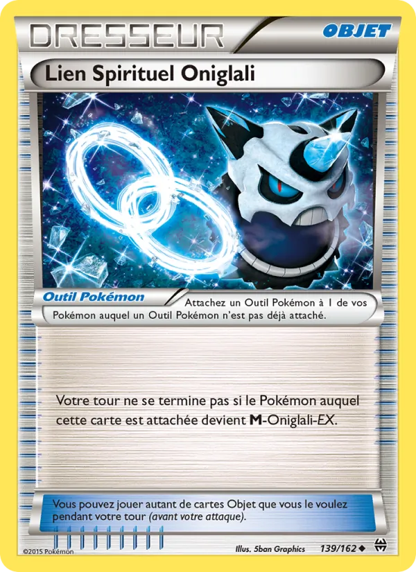Carte Pokémon Lien Spirituel Oniglali de l'extension Impulsion Turbo