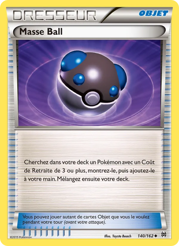 Carte Pokémon Masse Ball de l'extension Impulsion Turbo