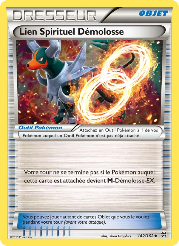 Carte Pokémon Lien Spirituel Démolosse de l'extension Impulsion Turbo