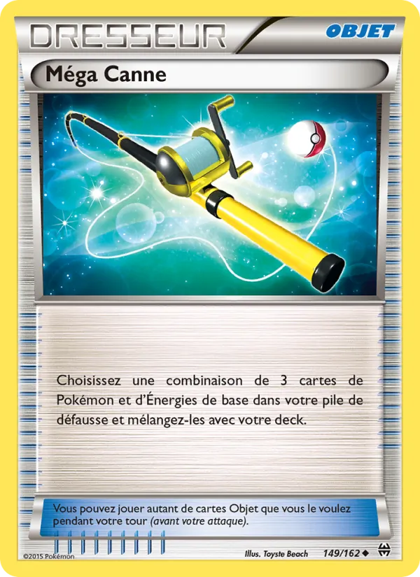 Carte Pokémon Méga Canne de l'extension Impulsion Turbo