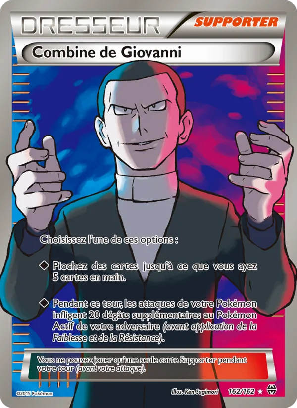 Carte Pokémon Combine de Giovanni de l'extension Impulsion Turbo