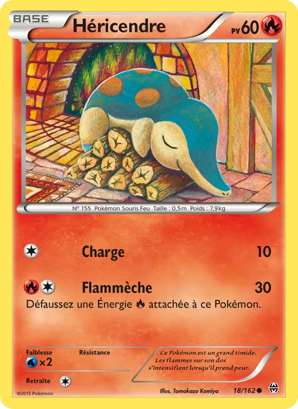 Carte Pokémon Héricendre de l'extension Impulsion Turbo