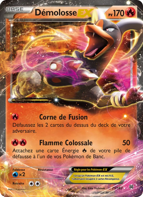 Carte Pokémon Démolosse EX de l'extension Impulsion Turbo