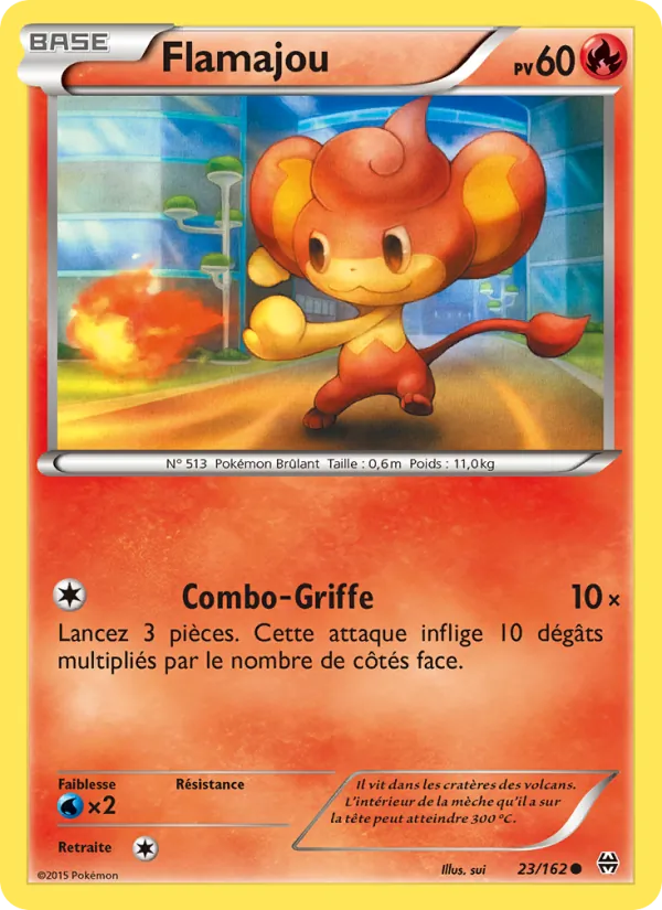 Carte Pokémon Flamajou de l'extension Impulsion Turbo