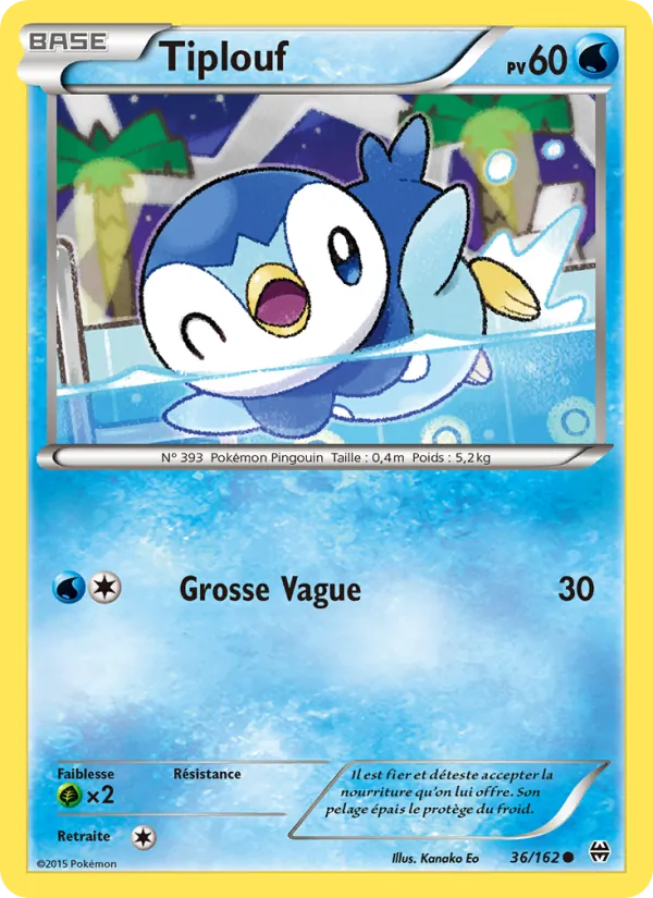 Carte Pokémon Tiplouf de l'extension Impulsion Turbo