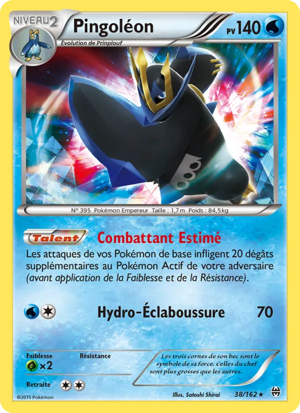 Carte Pokémon Pingoléon de l'extension Impulsion Turbo