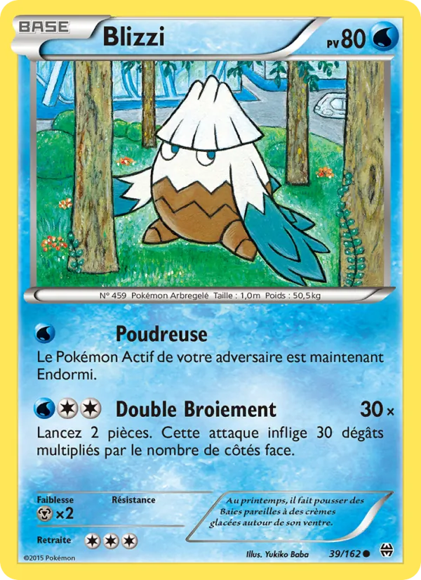 Carte Pokémon Blizzi de l'extension Impulsion Turbo