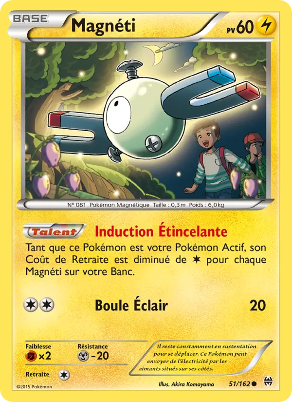 Carte Pokémon Magnéti de l'extension Impulsion Turbo