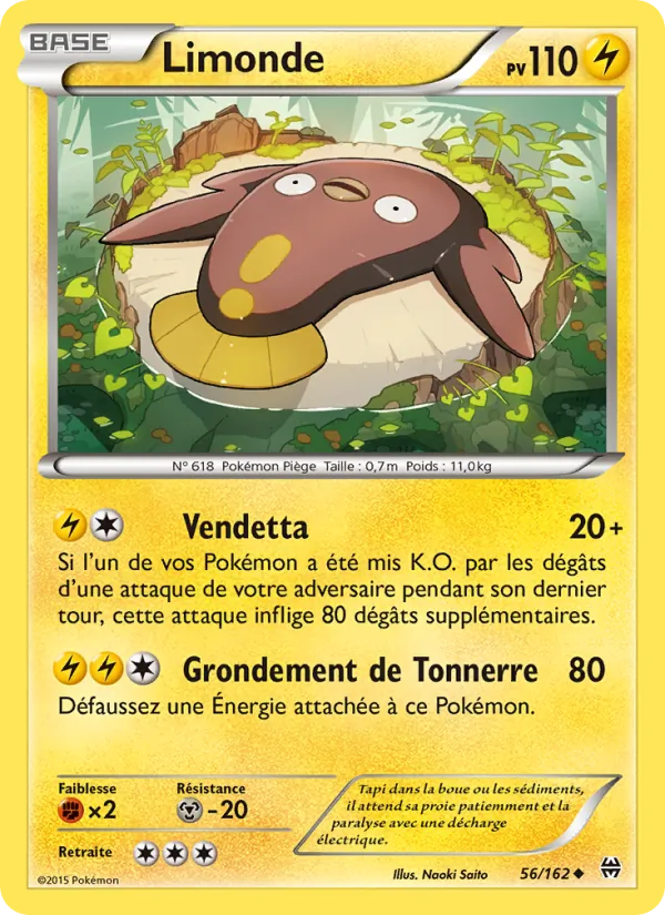 Carte Pokémon Limonde de l'extension Impulsion Turbo