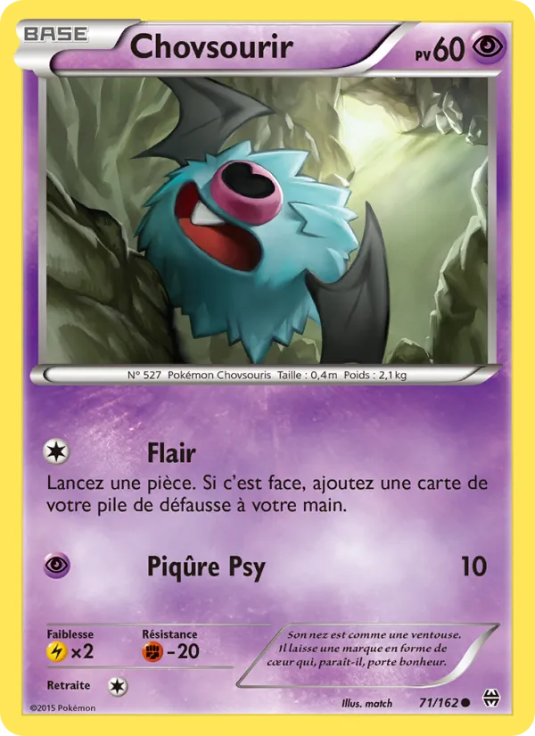 Carte Pokémon Chovsourir de l'extension Impulsion Turbo