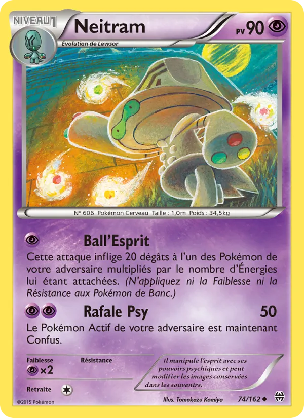 Carte Pokémon Neitram de l'extension Impulsion Turbo