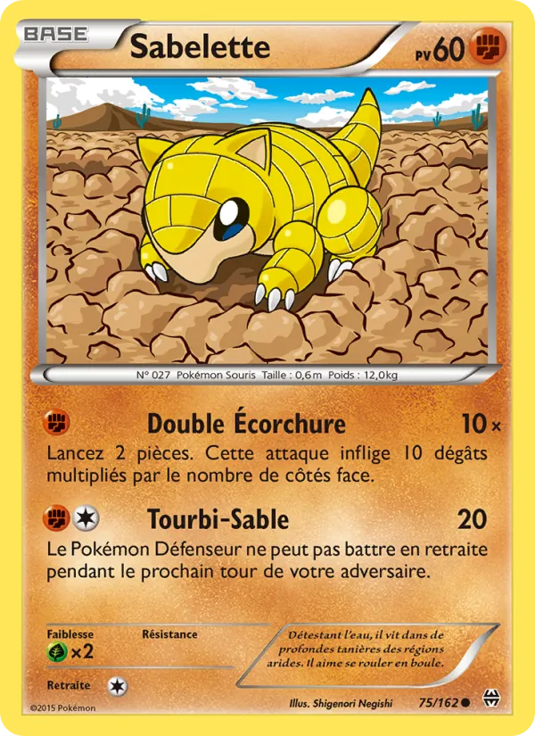 Carte Pokémon Sabelette de l'extension Impulsion Turbo