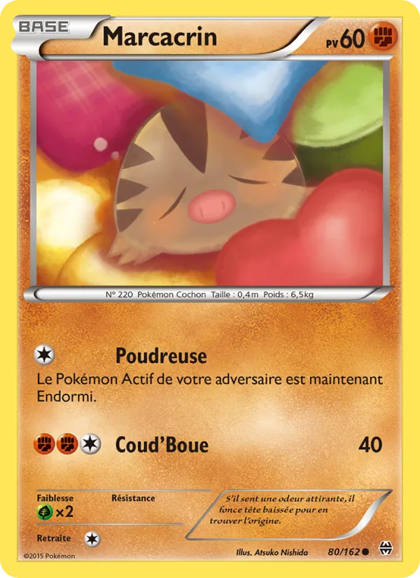 Carte Pokémon Marcacrin de l'extension Impulsion Turbo