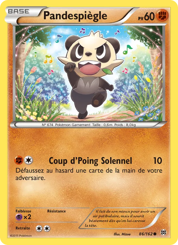 Carte Pokémon Pandespiègle de l'extension Impulsion Turbo