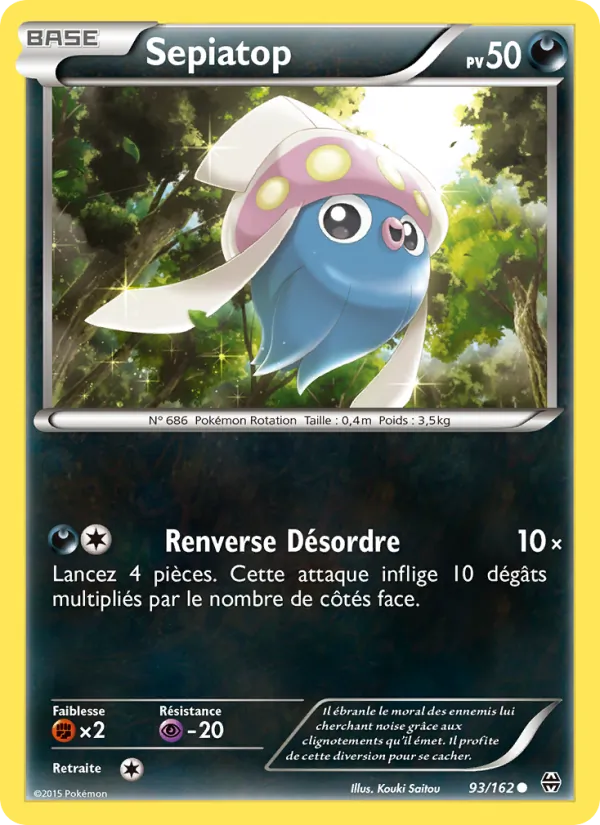 Carte Pokémon Sepiatop de l'extension Impulsion Turbo