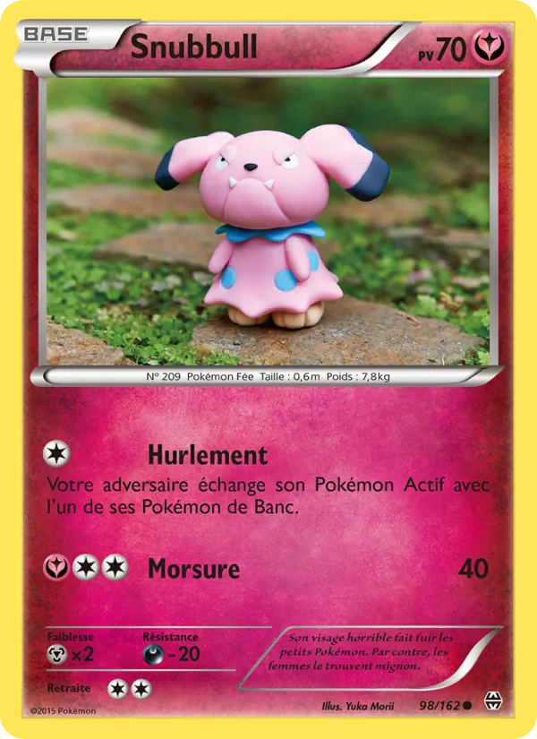 Carte Pokémon Snubbull de l'extension Impulsion Turbo