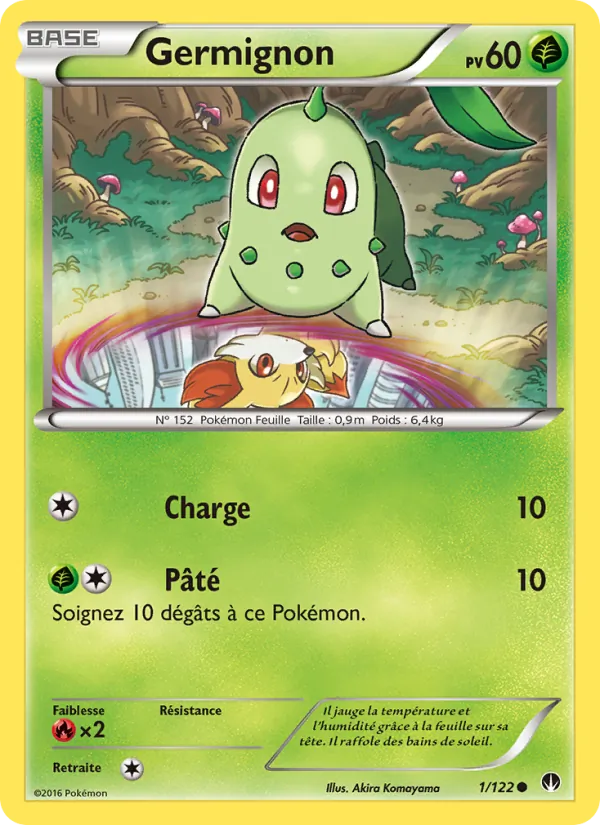 Carte Pokémon Germignon de l'extension Rupture Turbo