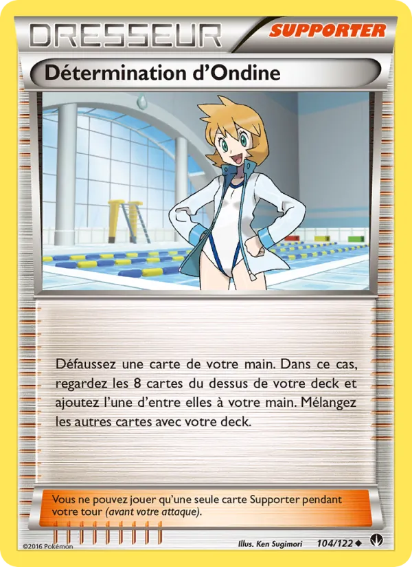 Carte Pokémon Détermination d'Ondine de l'extension Rupture Turbo