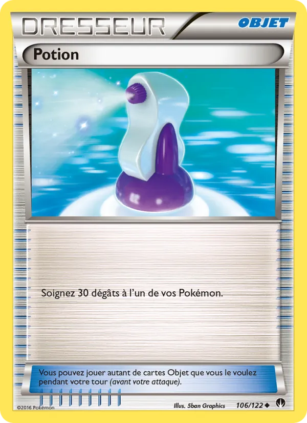 Carte Pokémon Potion de l'extension Rupture Turbo