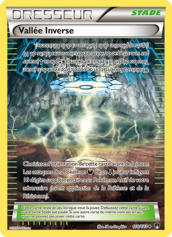 Carte Pokémon Vallée Inverse de l'extension Rupture Turbo