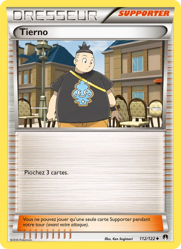 Carte Pokémon Tierno de l'extension Rupture Turbo