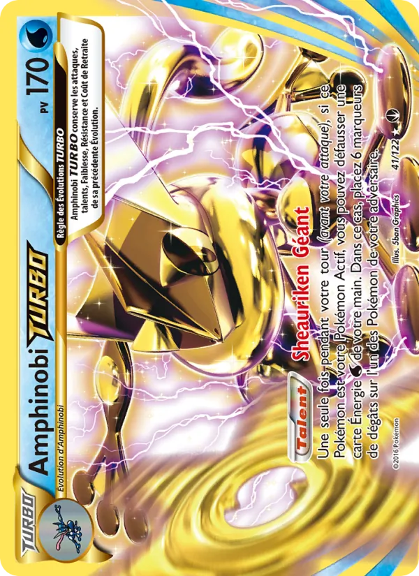 Carte Pokémon Amphinobi TURBO de l'extension Rupture Turbo