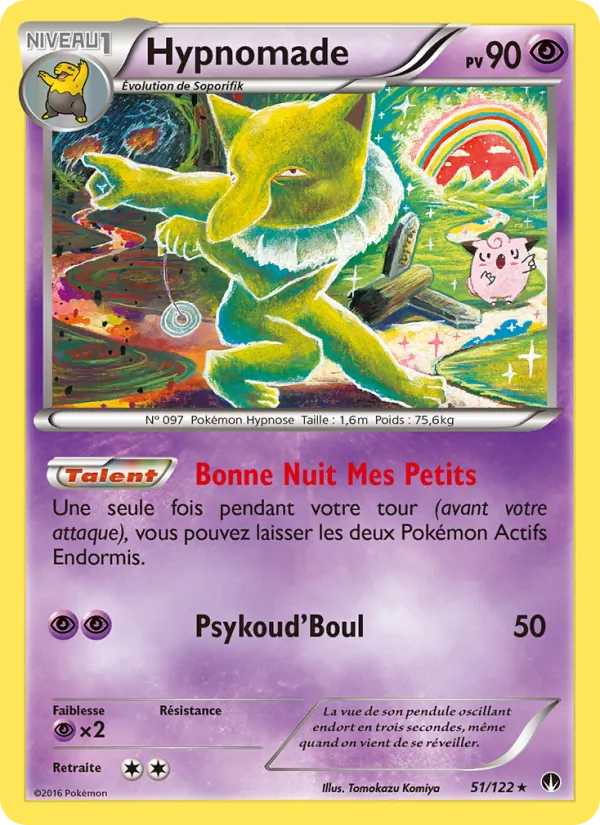 Carte Pokémon Hypnomade de l'extension Rupture Turbo