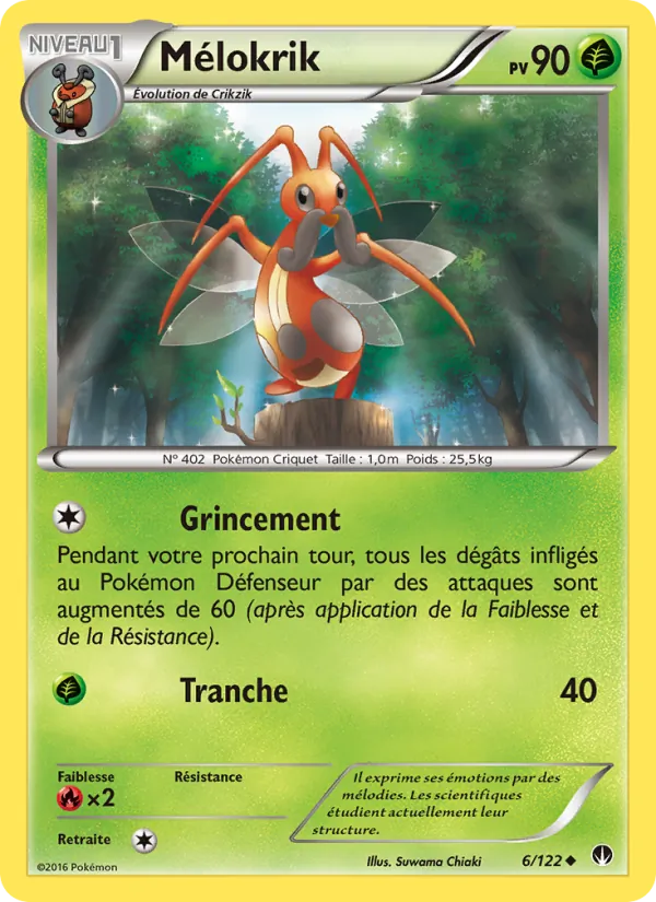 Carte Pokémon Mélokrik de l'extension Rupture Turbo