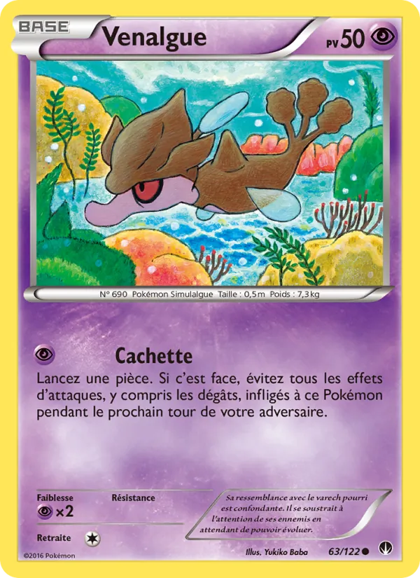 Carte Pokémon Venalgue de l'extension Rupture Turbo