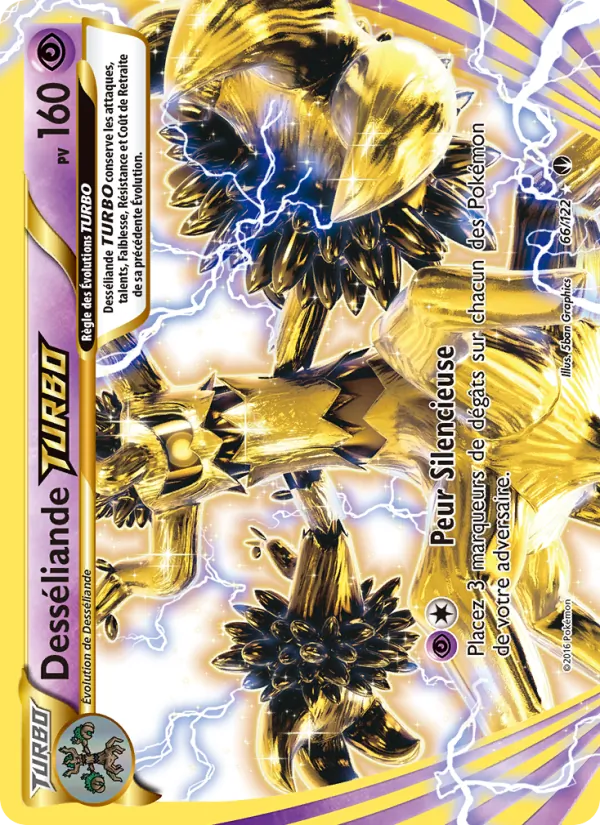 Carte Pokémon Desséliande TURBO de l'extension Rupture Turbo