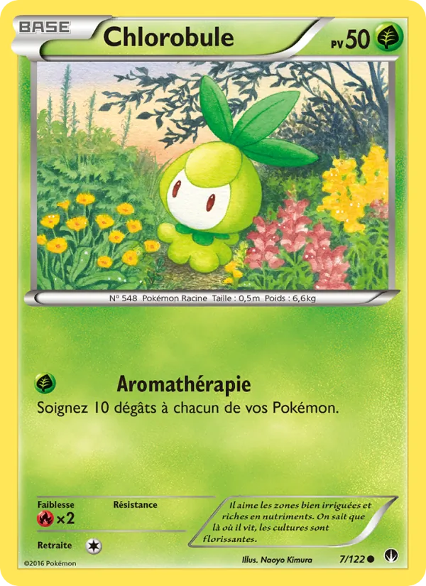 Carte Pokémon Chlorobule de l'extension Rupture Turbo