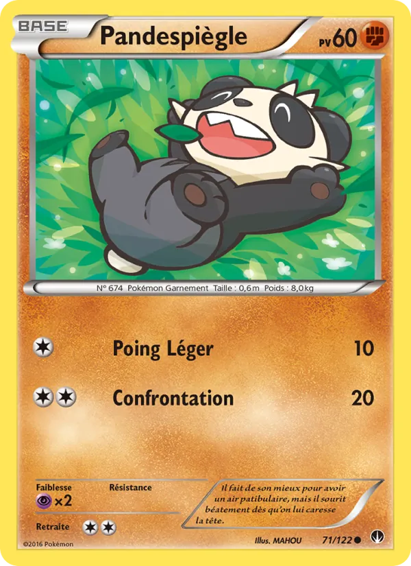 Carte Pokémon Pandespiègle de l'extension Rupture Turbo
