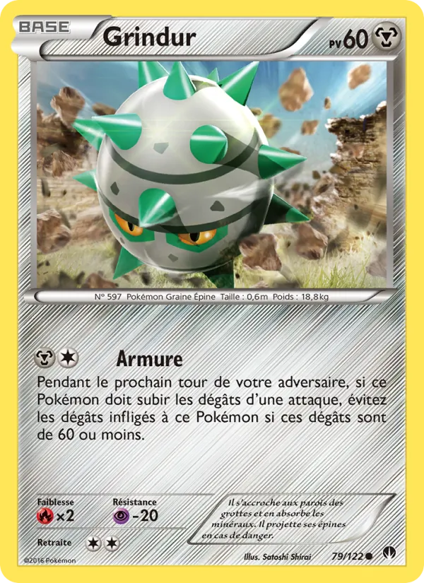 Carte Pokémon Grindur de l'extension Rupture Turbo