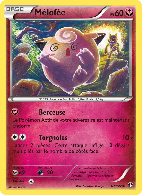 Carte Pokémon Mélofée de l'extension Rupture Turbo