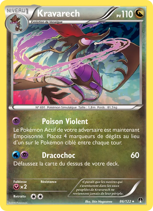 Carte Pokémon Kravarech de l'extension Rupture Turbo