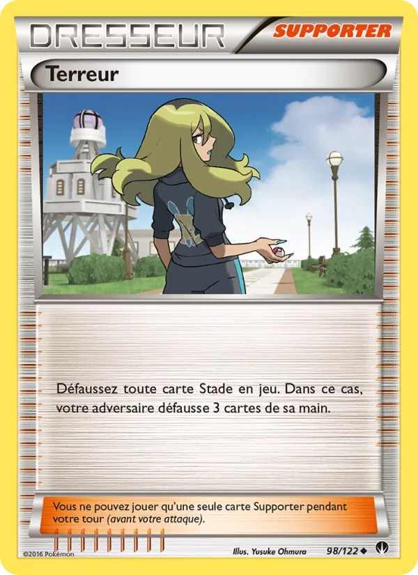 Carte Pokémon Terreur de l'extension Rupture Turbo