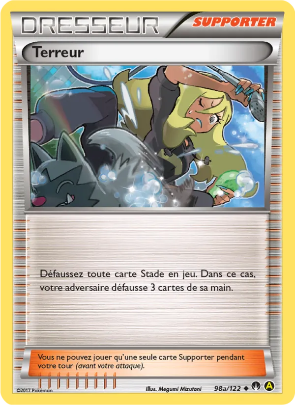 Carte Pokémon Terreur de l'extension Rupture Turbo