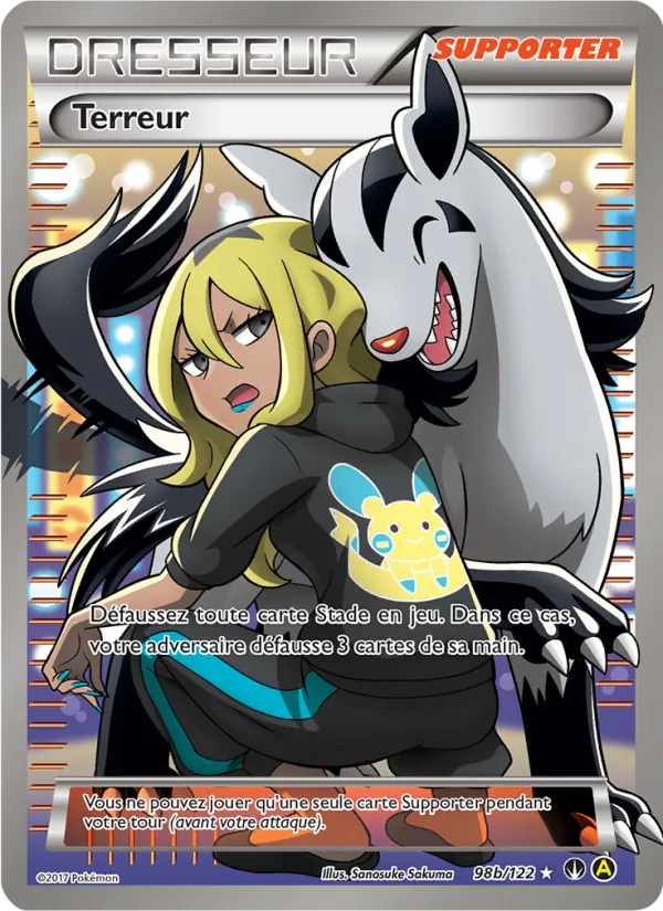 Carte Pokémon Terreur de l'extension Rupture Turbo